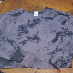 Charcoal Tie-Dye Women's Sweatshirt